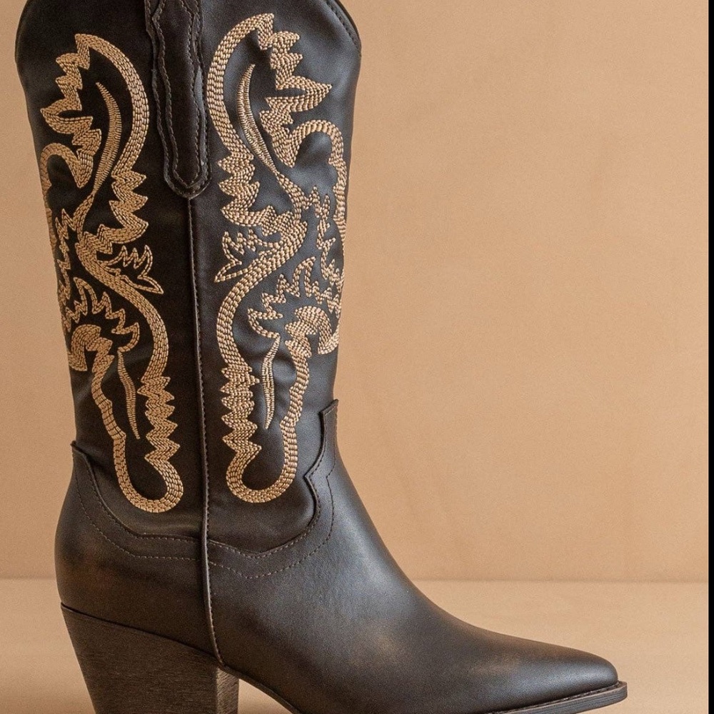 Oasis Society Amaya Western Cowgirl Boots Brown